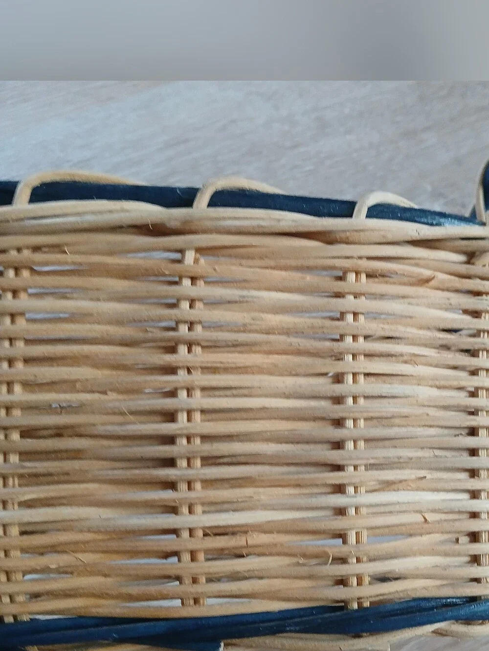 Woven Basket Nautical Ceramic Tiles Lighthouse Sailboat Coastal Decor Storage